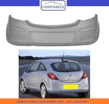 VAUXHALL CORSA D REAR BUMPER