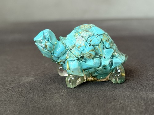 Turtle figurine natural stone - figurine,
