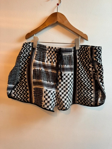 Zara black white geometric - black,
