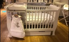 John Lewis Wooden Bed 70 X 140 Frame With Mattress And drawer