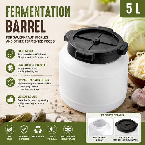 Pickling barrel food - __,