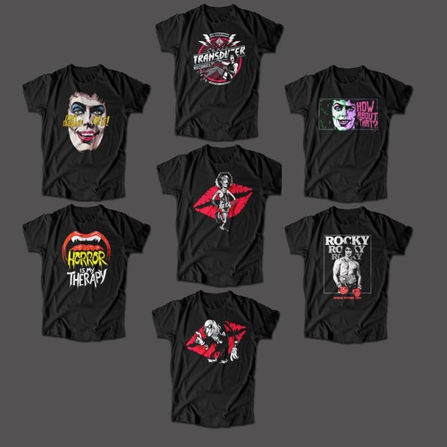 Rocky horror inspired fan - inspired, art