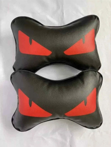 2pcs leather red evil eyes - 2pcs,