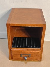 Vintage oak library - oak, card