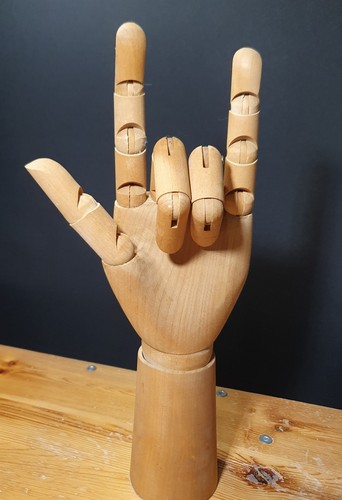 Wooden artists hand model - artists,