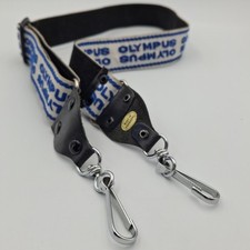Genuine OLYMPUS camera strap DOUBLE LOGO DESIGN - Universal Fitting. *VGC* refB
