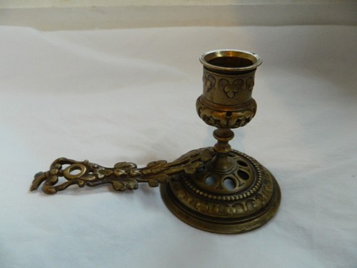 Antique brass chamber - antique,