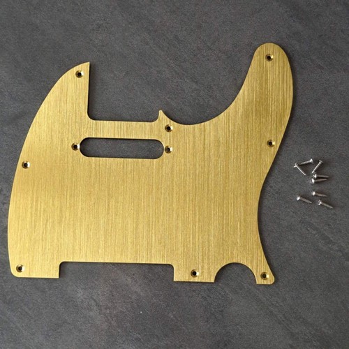 Aluminum telecaster pickguard - aluminum,