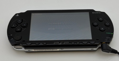 Sony psp 1000 black console - psp-1000,