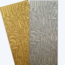 CARD MAKING NUMBER STICKERS