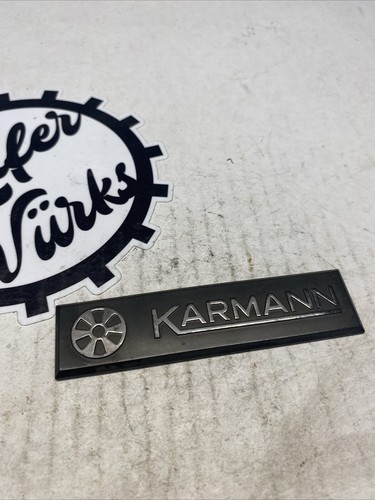 1980 karmann fender emblems - fender,