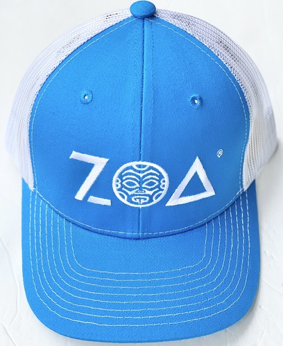 Zoa energy blue white snapback - zoa, blue/white