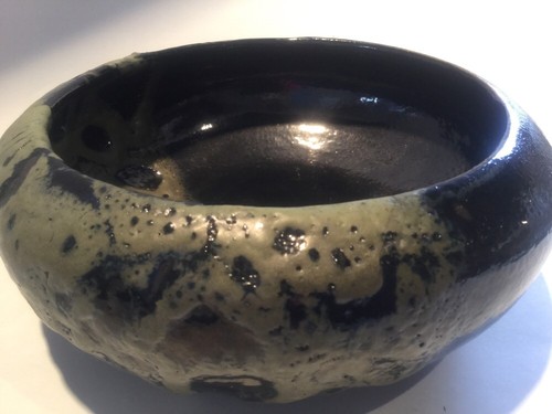 Vintage pottery bowl signed - vintage,