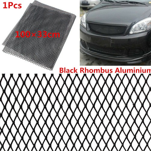 Front intake grille aluminium - front,