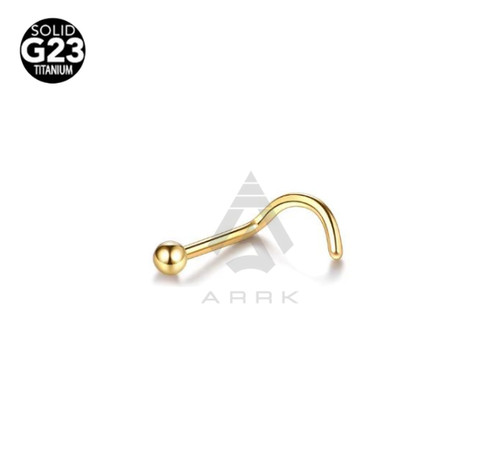 Nose stud titanium - nose,