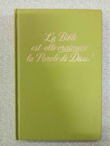 The bible really - the,