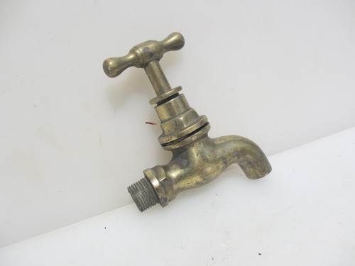 Vintage brass tap garden sink - brass,