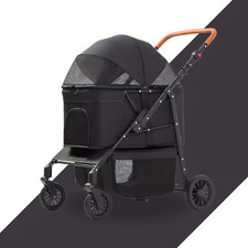 Large Heavy-Duty Multifunctional Pet Stroller for Medium & Small Dogs & Cats