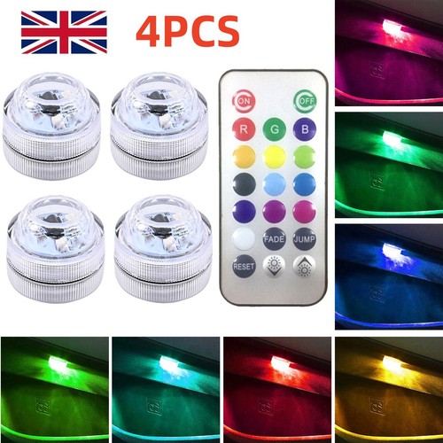 4xmulticolor led light car - light,