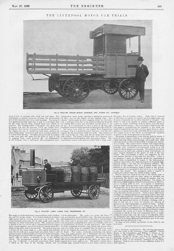 The liverpool motor car trials - motor,