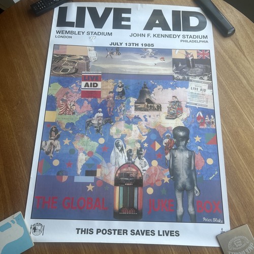 Live aid 1985 concert poster - 1985,