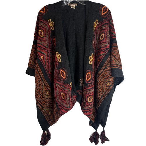 Lael alpaca poncho tribal - lael,