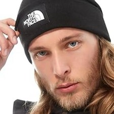 The North Face Work Docker Beanie Hat – Black – Unisex One Size