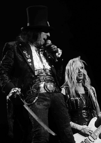 Alice cooper monochrome photo - alice,