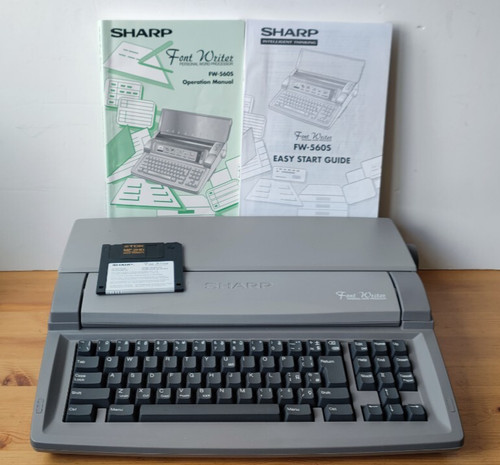 Sharp font writer 560s - sharp,