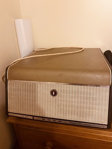 Vintage bush record - vintage, player