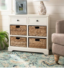 Storage Unit 6 Drawer Cream