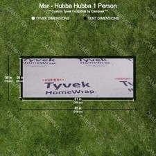 Tyvek Footprint for the Msr Hubba Hubba 1 Person Tent