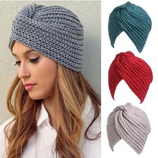 band Knitted Head Wrap Caps Twist Headwrap Hat Ladies Turban Women Felt Hat