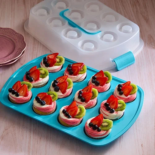New pampered chef cupcake pan - new,