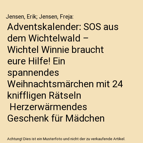 Adventskalender sos aus dem - adventskalender:,