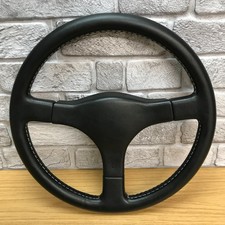 Genuine Bertone 360mm black leather ATC steering wheel. Classic Retro SUPERB! 8C