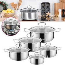 5x Induction Cooker Pan Sets