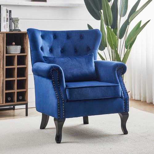 Upholstered wing back fireside - wing,