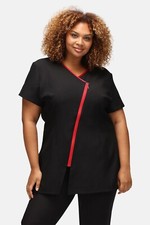 La Beeby Eve Contrast Zip V