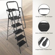 5 Step 330 lbs Non-Slip Stool