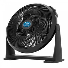 12" 30cm High Velocity Air Circulator Fan Quiet Turbo Polyproylene Black Finish