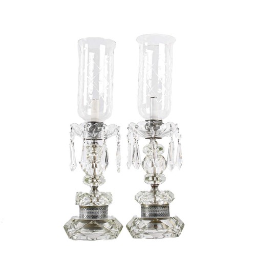 Pair crystal and - of,