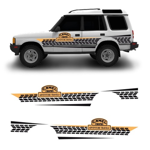Decals side stripe camel - side,