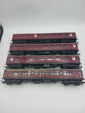 4 x Triang OO Gauge  LMS Coaches Maroon Livery