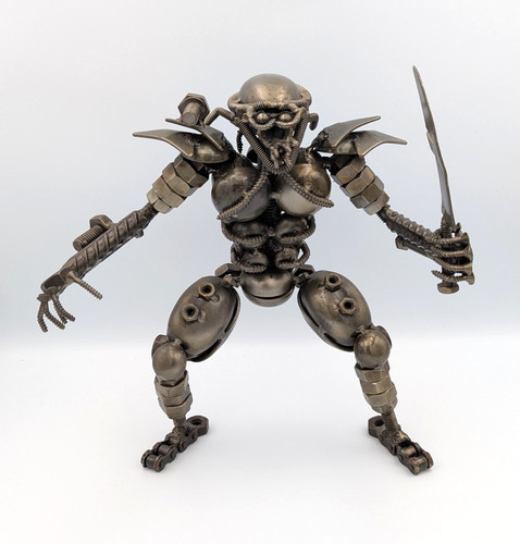 Handmade predator scrap - scrap, metal
