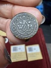 {528} 17th Century Farthing OXFORD Will Robinson The Goldsmith Arms 1668 W.165