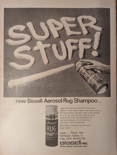 Bissell aerosol rug shampoo - aerosol,