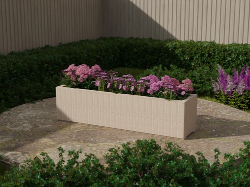Wooden garden planter - wooden, vertical
