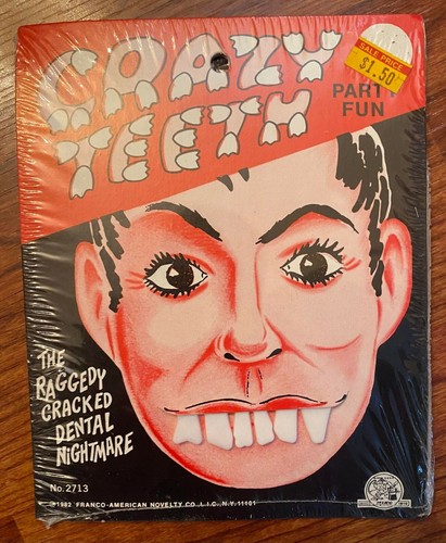 Vintage crazy teeth novelty - crazy,
