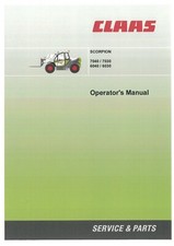 Claas Scorpion 6030 6040 7030 7040 Telescopic Handler Operators Manual